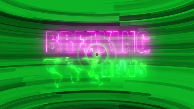 international news background animation. Digital world news background animation,  3d rotated earth technology news animated Breaking News Template intro for TV broadcast news show program 