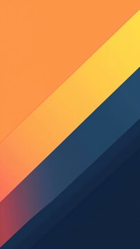 Orange, Yellow, and Blue Diagonal Stripes: Abstract Background