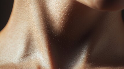 Beautiful Male Neck - A Study of Elegance and Strength