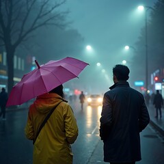 person with umbrella