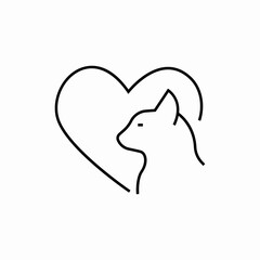 donation for pets icon sign vector