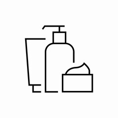 hair color shampoo icon sign vector