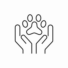 keep care pet icon sign vector