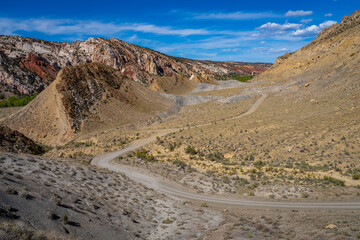 Stunning Landscapes Along the Cottonwood Canyon road in Southern Utah, America, USA.