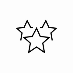 simple stars icon sign vector