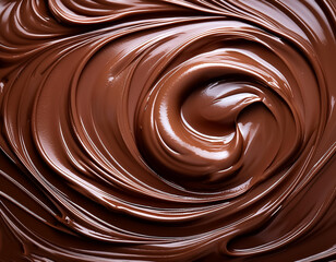 Cream chocolate spread surface, background and texture