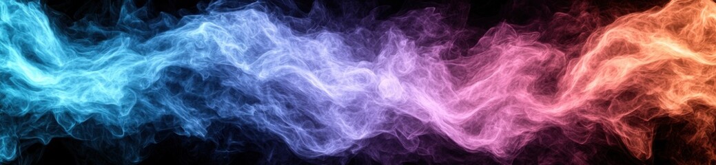 Obraz premium Vibrant abstract smoke background