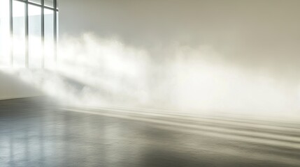 Soft Light and Mist in Minimalist Space