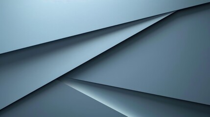 Abstract minimalist background featuring diagonal shapes in blue tones