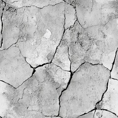Fototapeta premium seamless concrete texture with deep cracks and rough surface