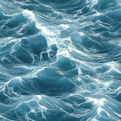 Obraz premium Photo of a seamless texture of gentle ocean waves