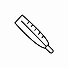 digital thermometer icon sign vector