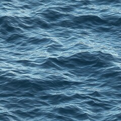 Fototapeta premium Photorealistic seamless texture of deep blue ocean water