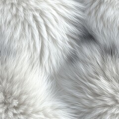 Photorealistic seamless texture of dense husky dog fur