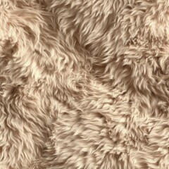 Photorealistic seamless texture of fluffy fur