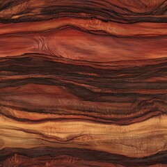 Naklejka premium Seamless texture of aged mahogany wood