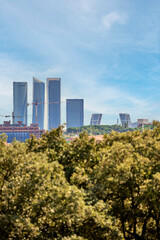 The complex is located in the former Ciudad Deportiva del Real Madrid, which was sold by the football club in 2001 to pay off debts