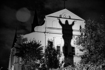 St. Louis Cathedral, New Orleans, Louisiana Shadow and Orbs