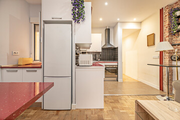  Mobile units that provide additional space for preparing food or storing utensils. They are very useful in small kitchens where space is limited