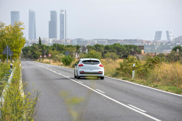 The Cuatro Torres of Madrid are located north of Castellana, one of the main arteries of the city