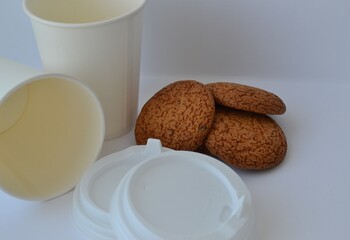 cookies and cup of coffee