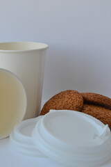cookies and cup of coffee