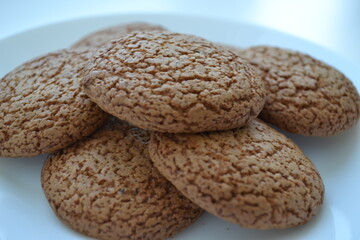 cookies on a plate