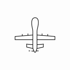 airplane travel icon sign vector