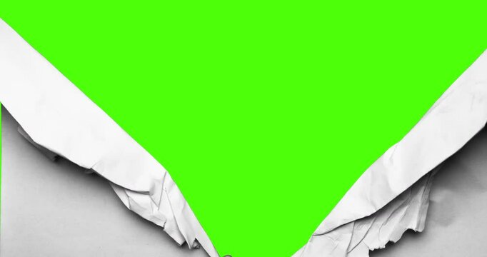 Pack of stop motion paper transitions featuring wrinkled white paper textures. Perfect for adding a handmade, organic feel to your projects.