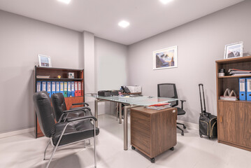 : Offices are spaces within an office intended for administrative, managerial or direction tasks