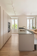 Furniture can be of different styles and sizes, and are essential for a space-saving kitchen 02