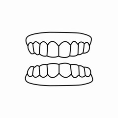 dental care icon sign vector