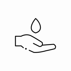 water management icon sign vector