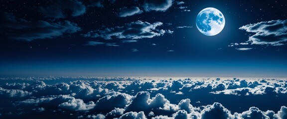 Full Moon Night Sky
