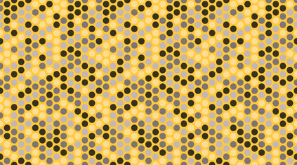 Polka dot vector with a repeating round spot pattern. Perfect for seamless textile prints, trendy wallpapers, and abstract geometric poster backgrounds.