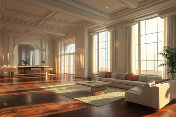 Modern Weiss Apartment Interior with Panoramic Views and Sleek Urban Living Design