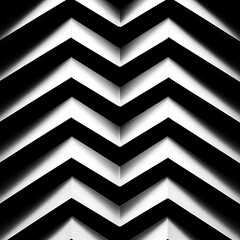 Obraz premium Black and white zigzag pattern