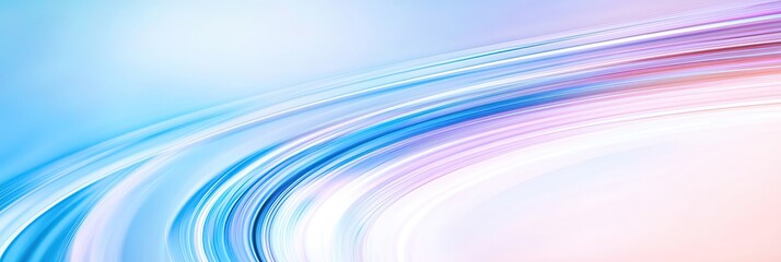 Colorful abstract design with vibrant flowing lines, combining fluid geometry and futuristic technology elements