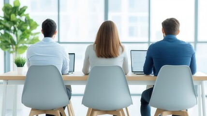Fototapeta premium HR managing an employee mentorship program, encouraging career growth and leadership development mentorship, career growth, HR initiatives
