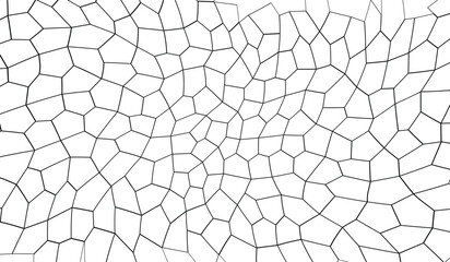 black Voronoi texture background