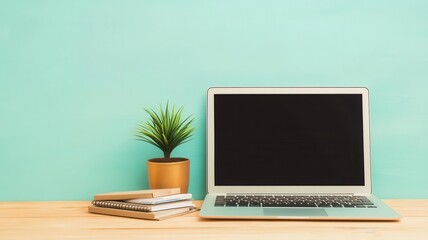 Fototapeta premium HR representative setting up an online recruitment portal, reviewing job applications from a diverse pool of candidates recruitment portal, online hiring, HR technology