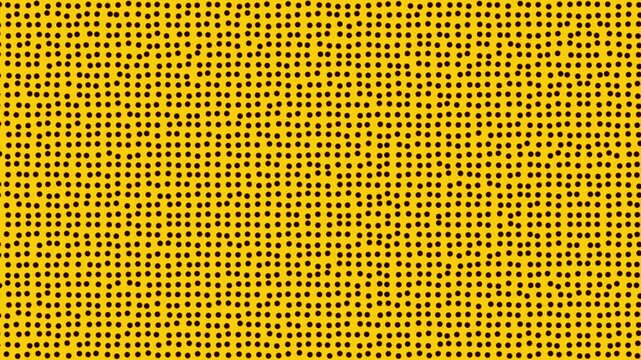 grunge yellow halftone dotted textured abstract background, dots and grid loop animation motion backdrop