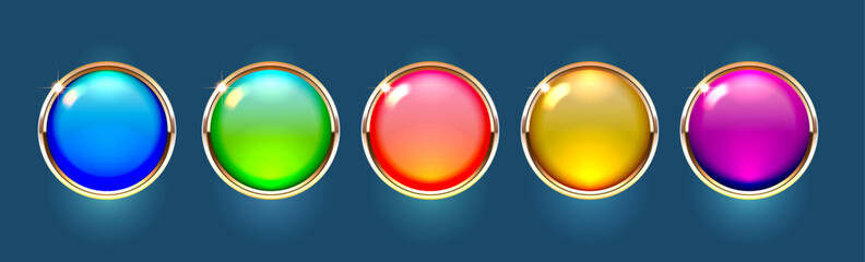 glass button with a luxurious design