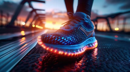 Fitness Challenge, dynamic action, vibrant colors, gym setting, energetic