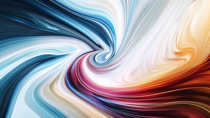 Fototapeta premium Wallpaper A mesmerizing swirl of colors creating a dynamic and flowing abstract background, perfect for modern and creative projects