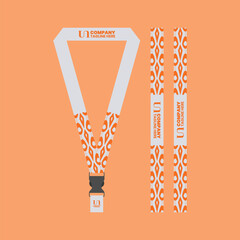 event lanyard keychain for company business id card