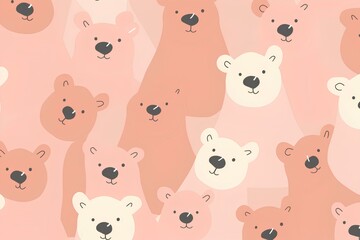 seamless pattern with cats