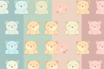 Obraz premium seamless pattern with animals