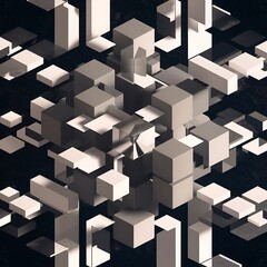 Modern oil painting in the room