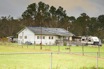 The day after Hurricane Helene went through southern Georgia, the property damage can be seen!